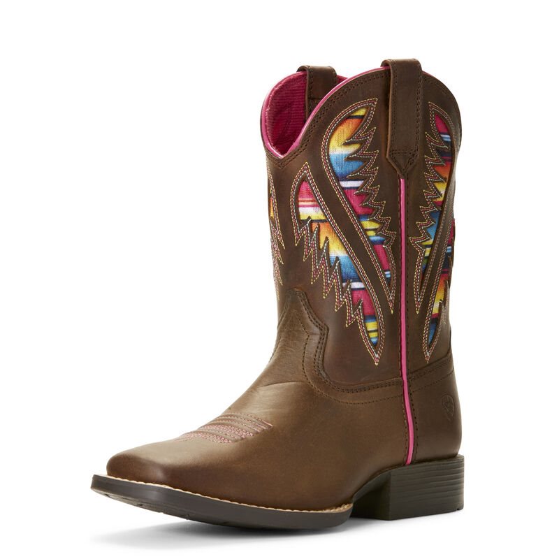 Ariat Quickdraw VentTEK - Western Laarzen Bruin Kinderen - 11523-795